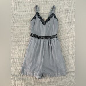 Striped Blue romper